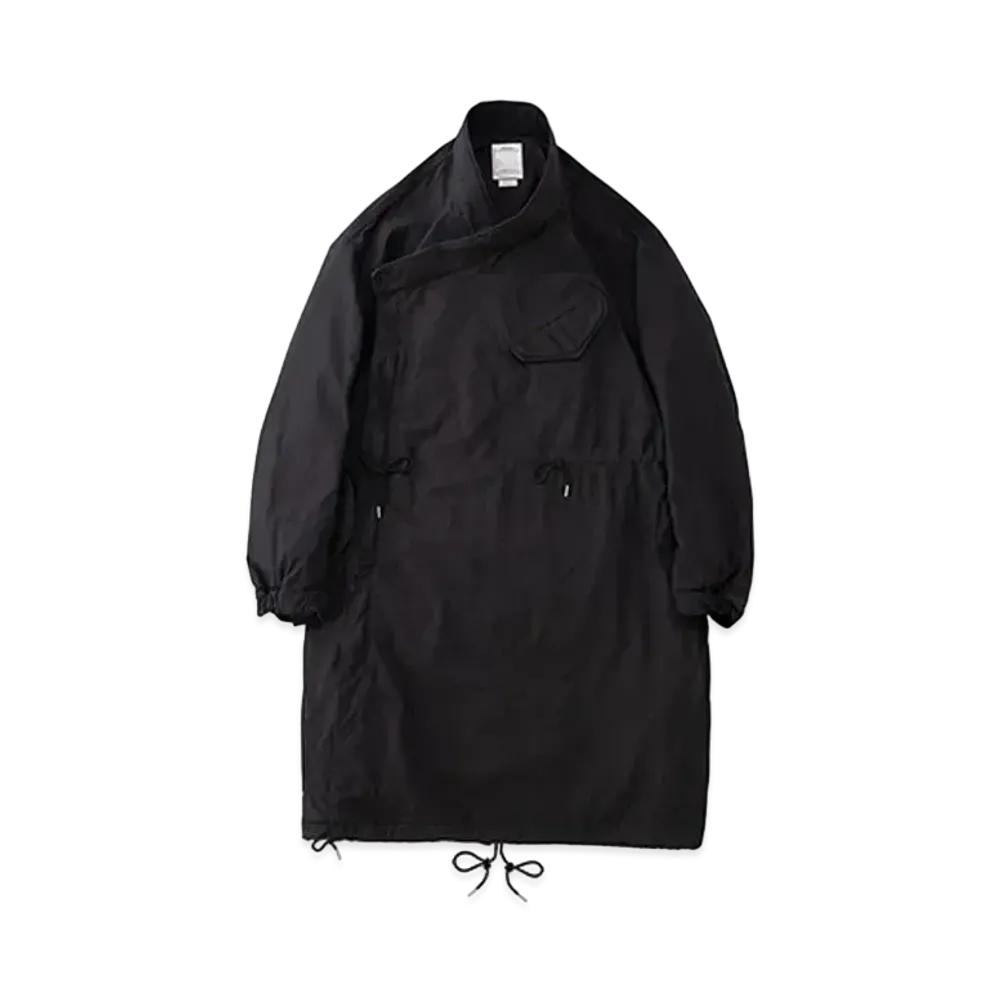 VISVIM CHAMDO FISHTAIL PARKA (C/NY) "Black"
