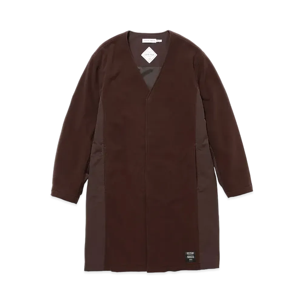 UNDERCOVER x nonnative OZISM Monk Long Coat Poly Fleece Polartec Windpro with Gore-Tex Infinium "Brown"