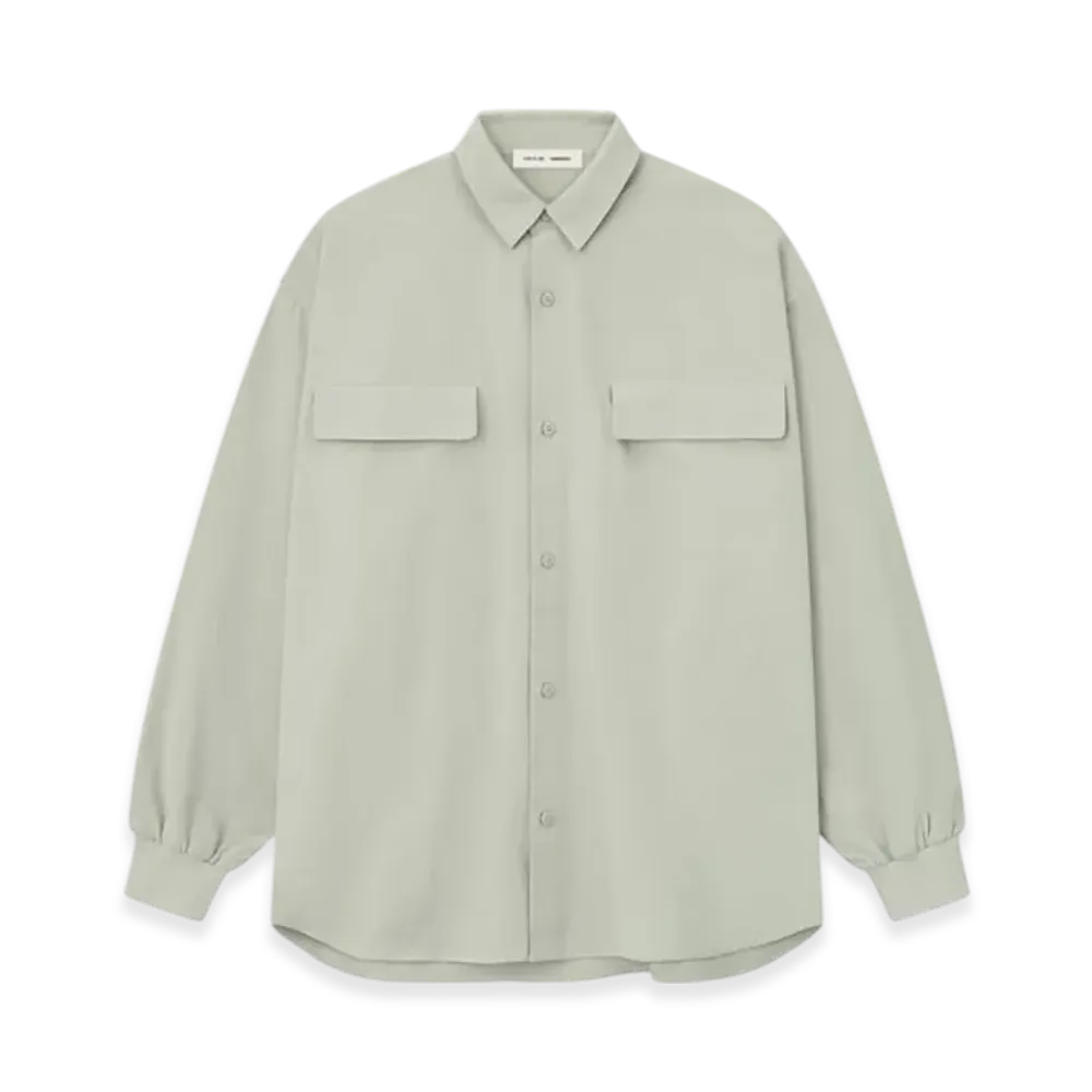 FEAR OF GOD ESSENTIALS Oxford Shirt "Abbey Stone"