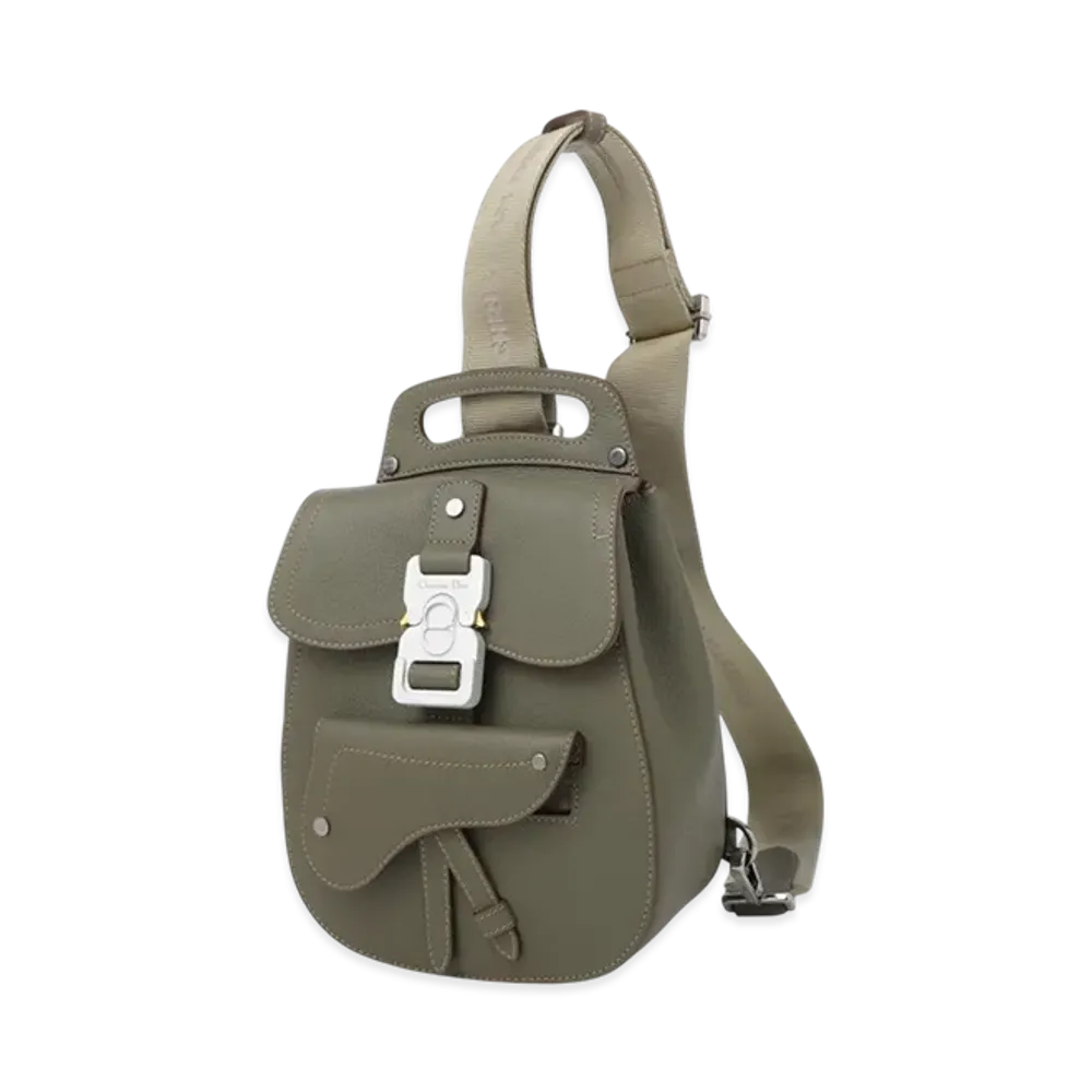 Dior Gallop Mini Sling Bag Grained Calfskin "Khaki"