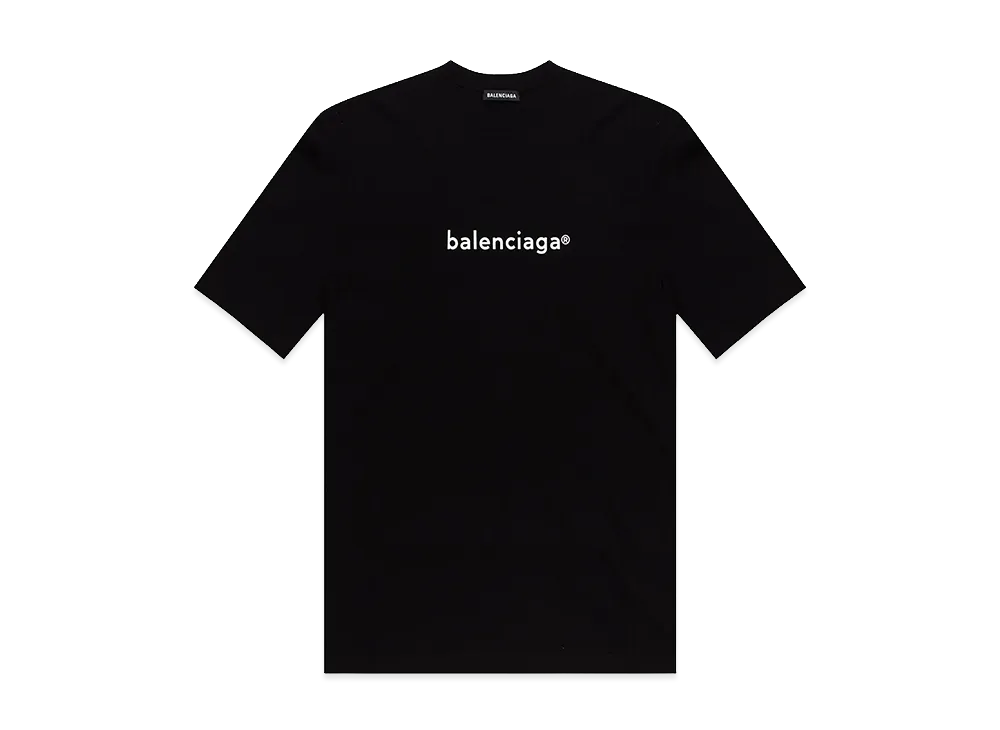 BALENCIAGA Copyright Logo S/S Tee "Black"