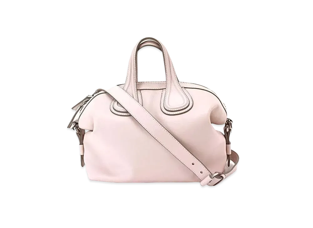 GIVENCHY Nightingale Leather 2Way Bag "Beige"