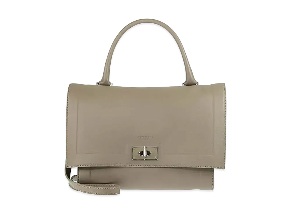 GIVENCHY Shark Leather 2Way Bag "Gray"