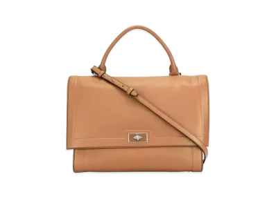 GIVENCHY Shark Leather 2Way Bag "Brown"
