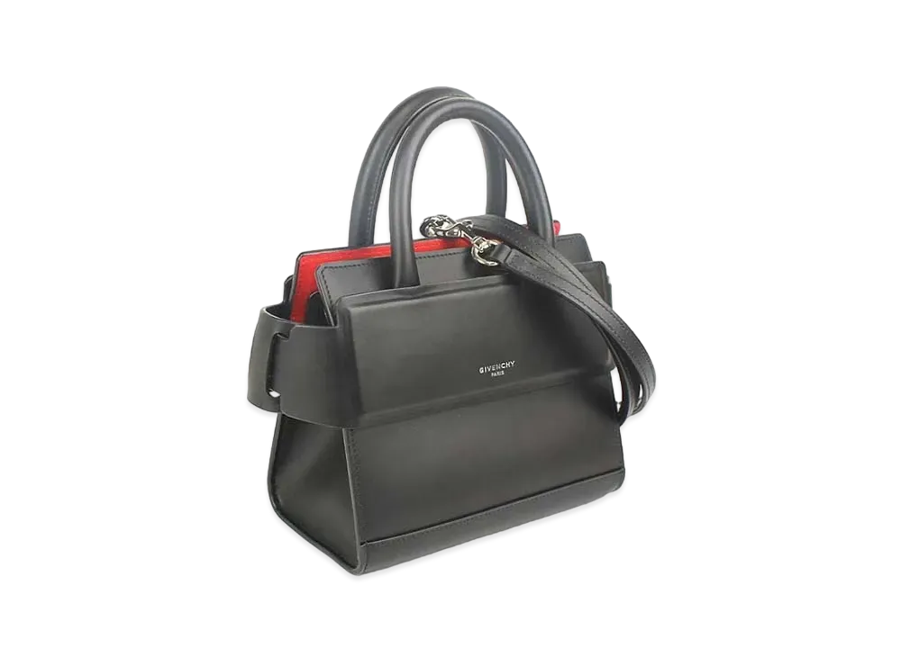 GIVENCHY Horizon Leather 2Way Bag "Black"