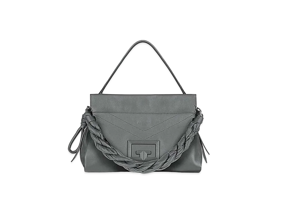 GIVENCHY ID93 Leather Shoulder Bag "Gray"