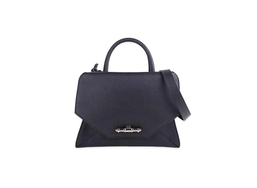 GIVENCHY Obsedia Flap Leather 2Way Bag "Black"