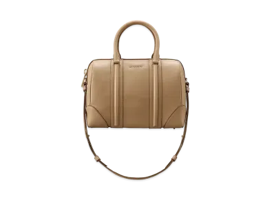 GIVENCHY Lucrezia Leather 2Way Boston Bag "Brown"