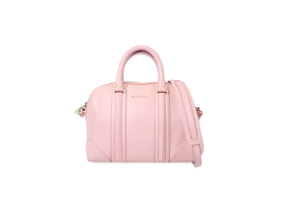 GIVENCHY Lucrezia Leather 2Way Boston Bag "Pink"