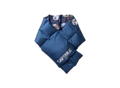 graniph x Dragon Ball Z Capsule Corporation Reversible Down Muffler "Blue"