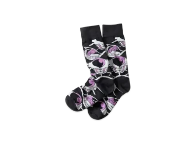 graniph x Dragon Ball Z Freeza Pattern Long Socks "Gray"