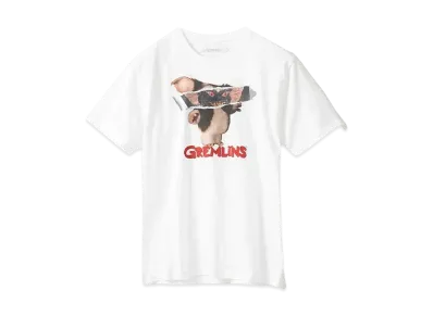 graniph x Gremlins Stripe Face T-shirt "White"
