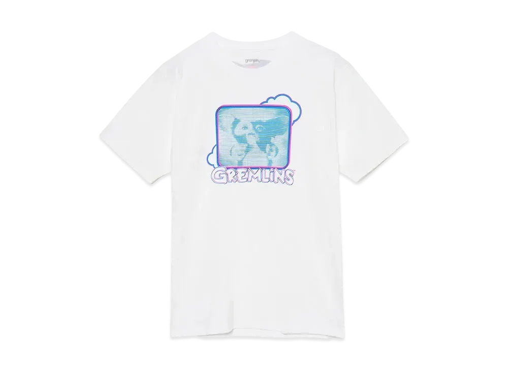 graniph x Gremlins Gizmo 3D T-Shirt "White"