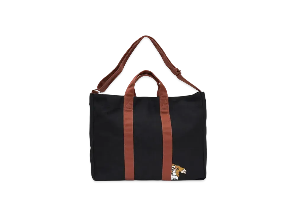 graniph x Gremlins Gizmo Peaking 2WAY Tote Bag "Black"