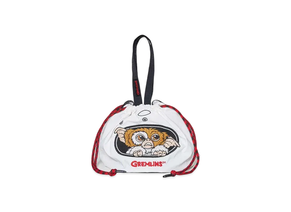 graniph x Gremlins Gizmo Helmet String Bag "White"