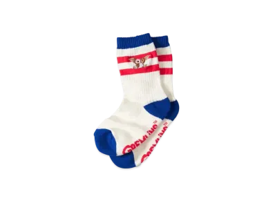 graniph x Gremlins Gizmo Smile Middle Socks "White"