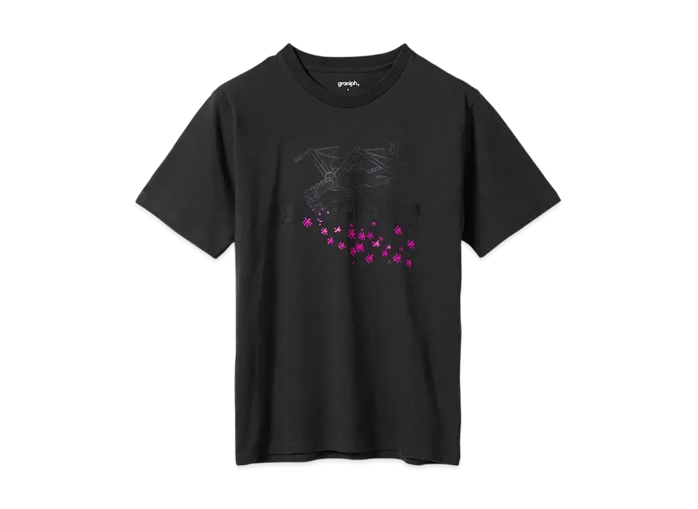 graniph x Minecraft Ender Dragon T-Shirt "Sumikuro"