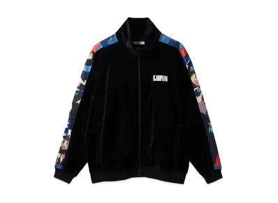 graniph x Lupin III Opening Velour Track Jacket "Black"