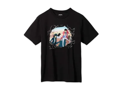 graniph x Lupin III Car Chase T-Shirt "Black"