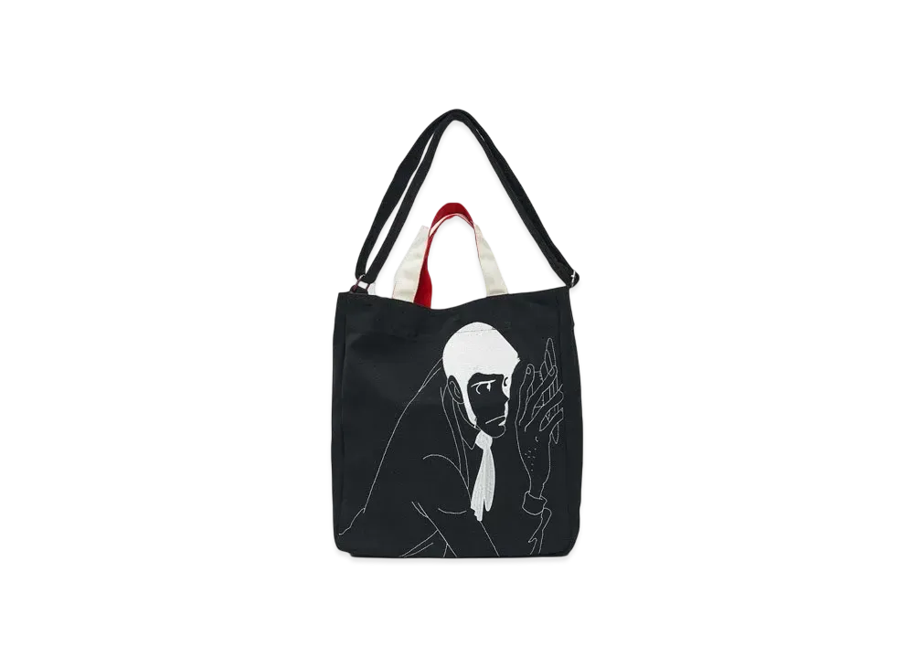graniph x Lupin III The Elusive Thief 2-Way Tote Bag "Black"
