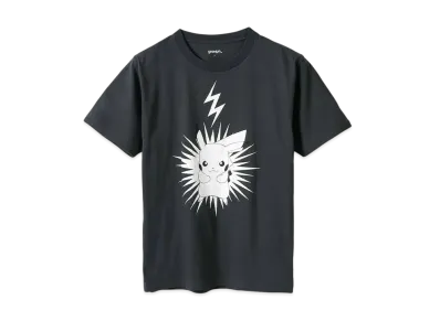 graniph x Pokemon Pikachu Lightning T-Shirt "Sumikuro"