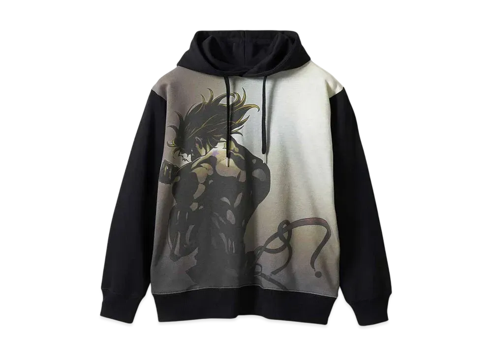 graniph x JOJO'S BIZARRE ADVENTURE DIO Fleece Parka "Black"
