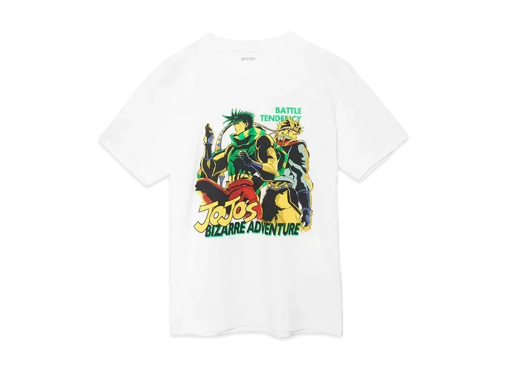 graniph x JOJO'S BIZARRE ADVENTURE Battle Tendency T-Shirt "White"