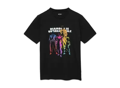 graniph x JOJO'S BIZARRE ADVENTURE Diamond Is Unbreakable T-Shirt "Black"