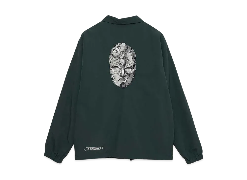 graniph x JOJO'S BIZARRE ADVENTURE Stone Mask Coach Jacket "Green"