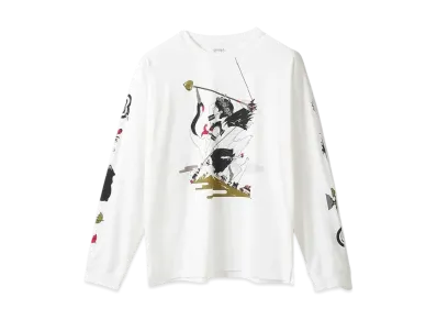 graniph x Yusuke Nakamura Bow Of The Heart Long Sleeved T-Shirt "White"