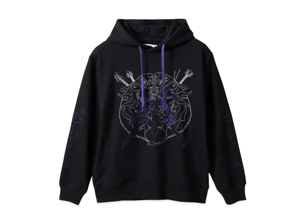 graniph x Yusuke Nakamura Rewrite Fleece Parka "Black"