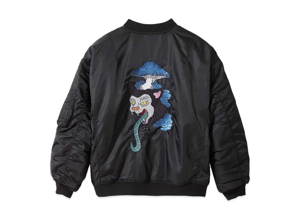 graniph x Minecraft Mineral Pattern Reversible Blouson 