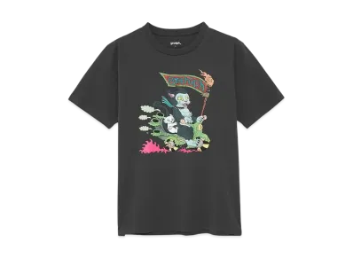 graniph x Ayako Ishiguro Biker Cat T-Shirts "Sumikuro"