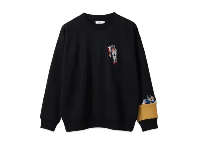 graniph x STRICT-G/Mobile Suit Gundam Amuro Escape Fleece Sweat "Black"