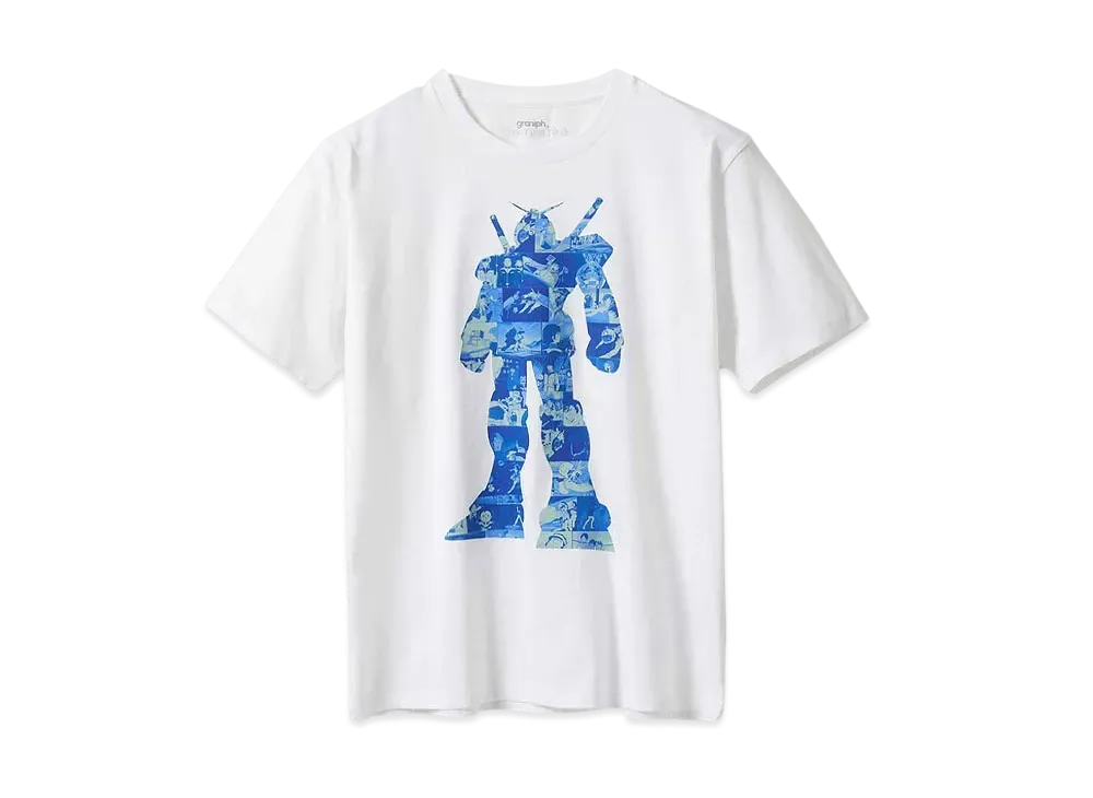 graniph x STRICT-G/Mobile Suit Gundam RX-78-2 T-Shirt "White"