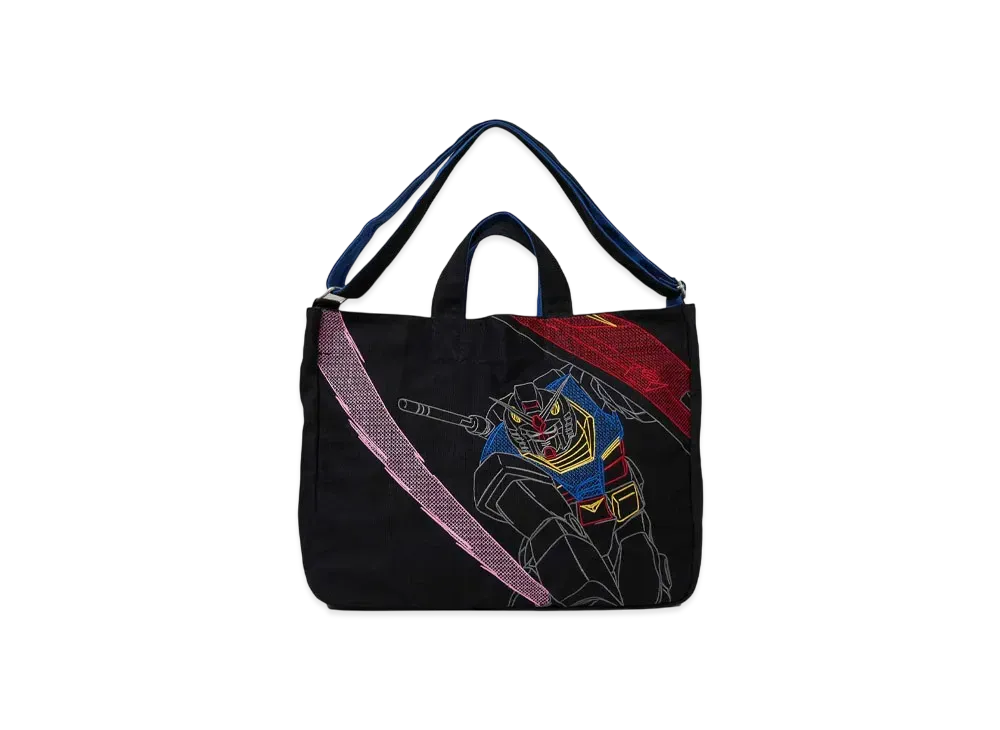 graniph x STRICT-G/Mobile Suit Gundam Beam Saber 2-Way Tote Bag "Black"