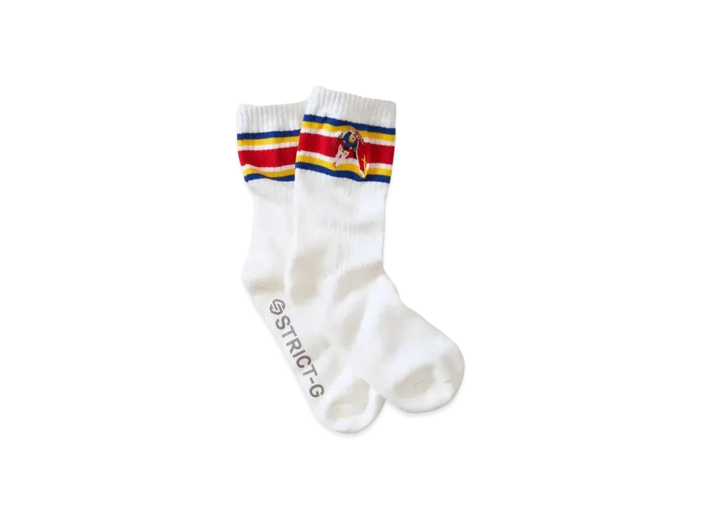 graniph x STRICT-G/Mobile Suit Gundam Middle Socks "White"