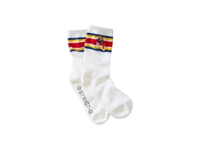 graniph x STRICT-G/Mobile Suit Gundam Middle Socks "White"