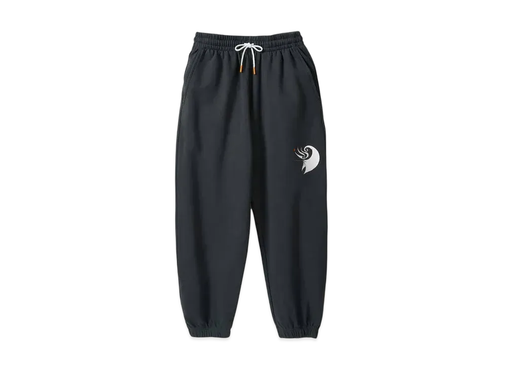 graniph x THE NIGHTMARE BEFORE CHRISTMAS Ghost Dog Zero Heavyweight Fleece Sweatpants "Sumikuro"