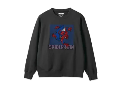 graniph x Spider Man Spiderman (Bit) Fleece Sweat "Sumikuro"