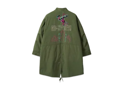 graniph x Spider Man Spidey VS Villains Mod Coat "Khaki"