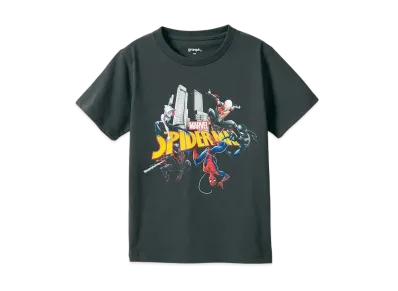 graniph x Spider Man Spidey Kids T-Shirt "Sumikuro"