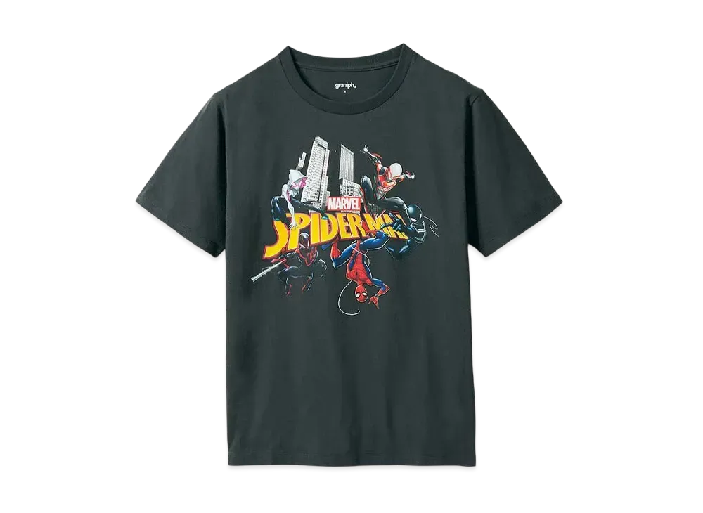 graniph x Spider Man Spidey T-Shirt "Sumikuro"