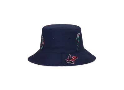 graniph x Spider Man Spidey VS Villains Reversible Bucket Hat "Navy"