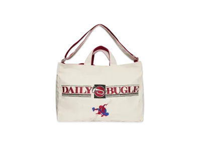 graniph x Spider Man DAILY BUGLE 2-Way Tote Bag "Ivory"