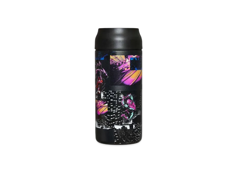 graniph x Spider Man Spidey VS Villain Stainless Bottle "Black"