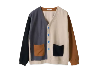 graniph x DORAEMON Back Shot Front Design Cardigan "Gray"