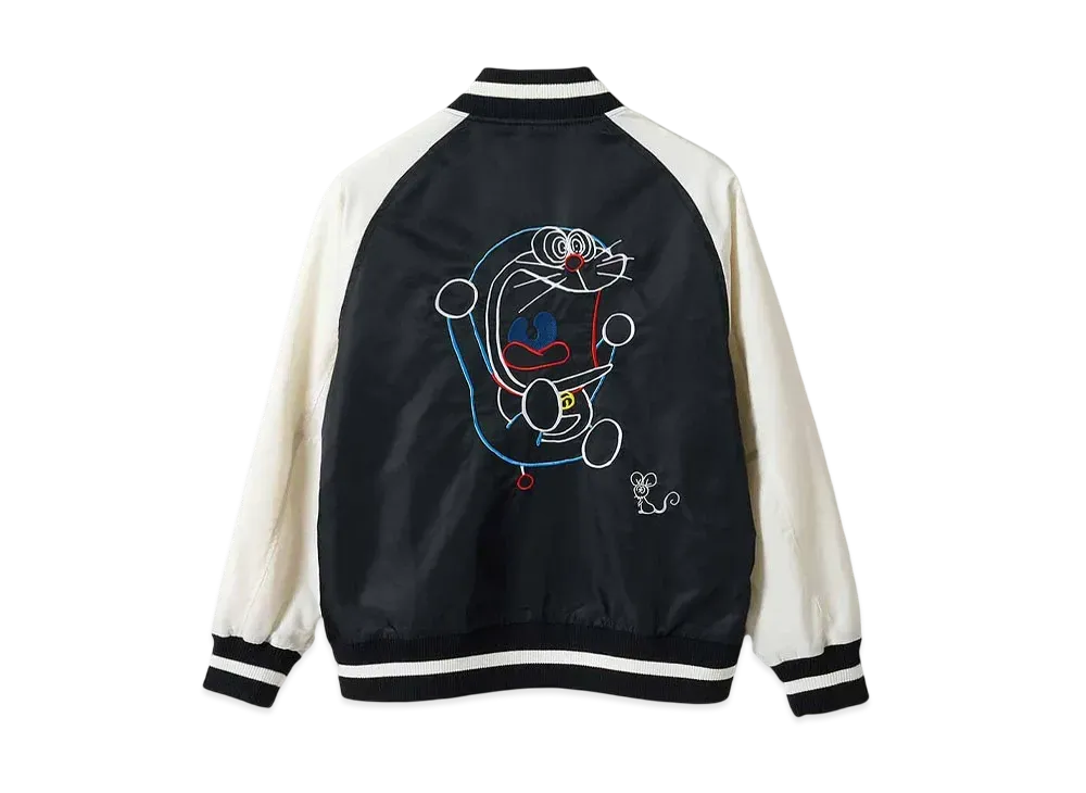 graniph x DORAEMON Panic Bomber Jacket "Black"