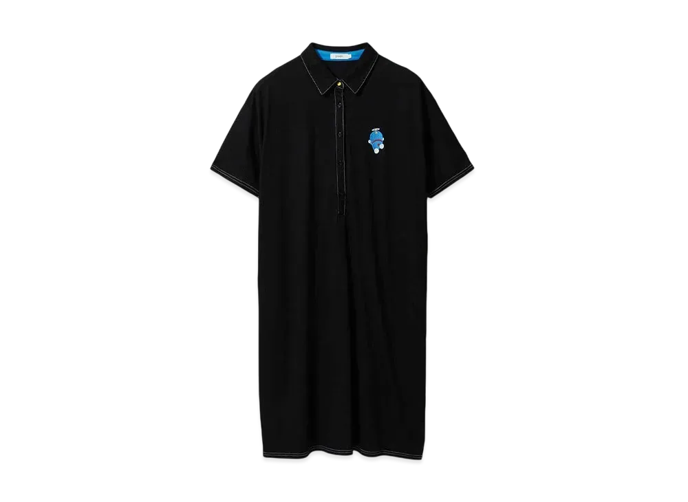 graniph x DORAEMON & Dorami Polo One Piece "Black"