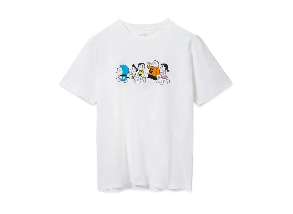 graniph x DORAEMON Secret Gadget Fairy Tale Land Admission Ticket T-Shirt "White"